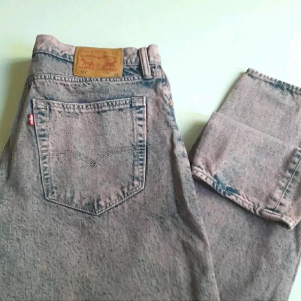 Levi’s 512 Acid Wash jeans